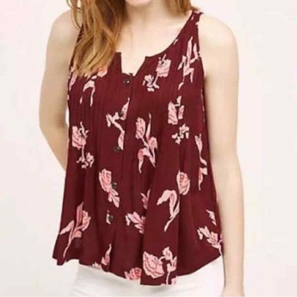 Anthropologie Maeve Diana Swing Tank Size 4
